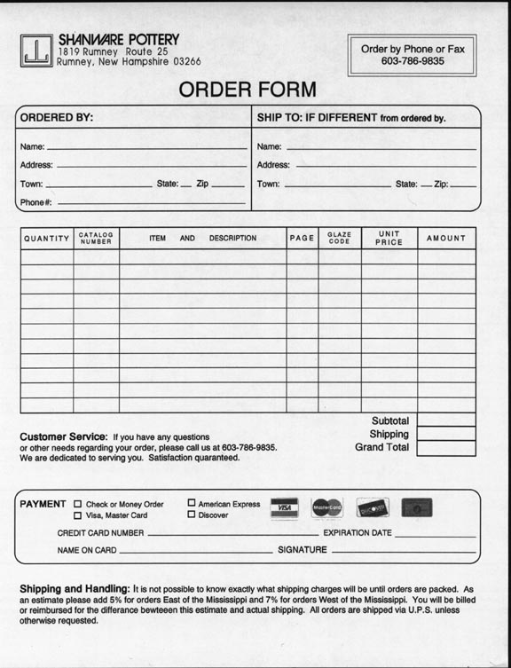 Credit Card Order Form | charlotte clergy coalition